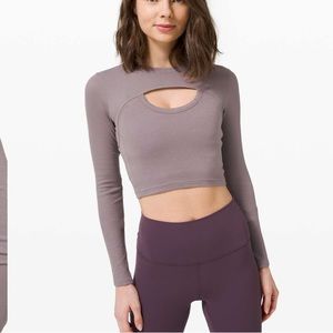 Lululemon Better Best Long Sleeve Size 8 Lunar Rock